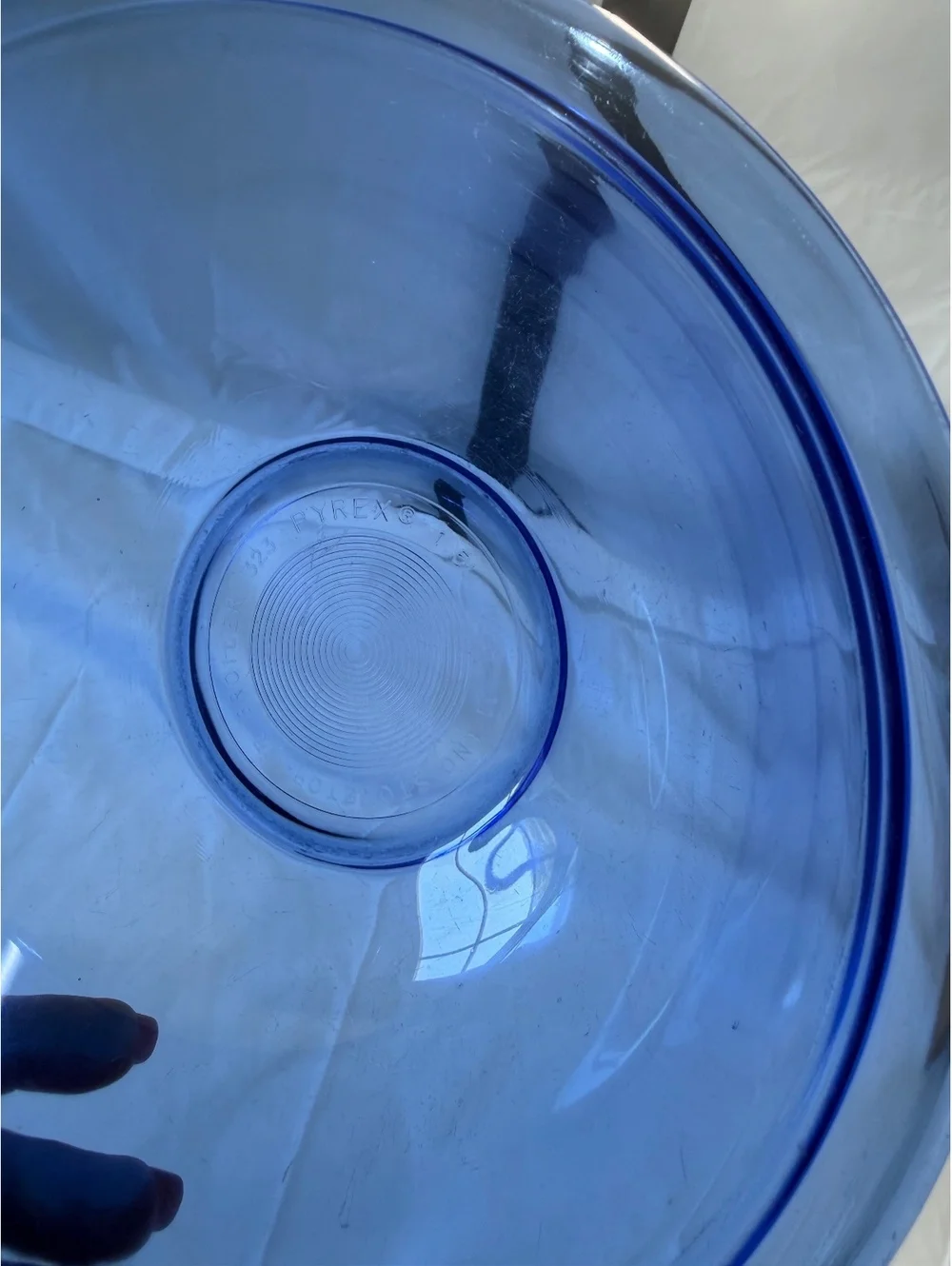 Pyrex 323 Cobalt Blue Glass Mixing Bowl 1.5 Qt 1.5L Replacement Made USA